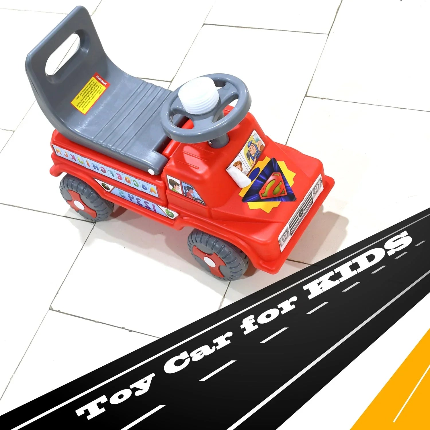 Big car ride-on toy for kids with musical features Big car ride-on toy for kids with musical features